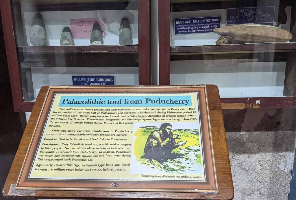 paleolithic tool found near puducherry tamil nadu