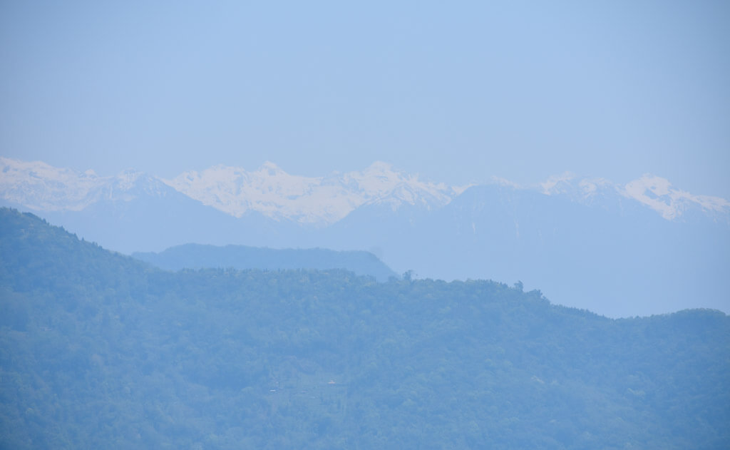 kanchenjunga mountain as seen from South Sikkim