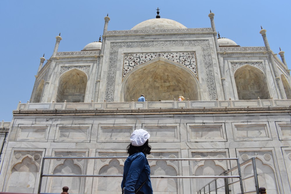 looking at the taj from different angles