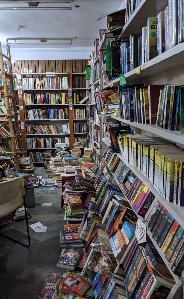 so many books in a book shop in Bangalore