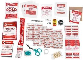 Deluxe First Aid Kit (115 Items) The Most Essential First Aid Supplies for Home, Sports, Travel, Camping, Office and The Workplace (1)