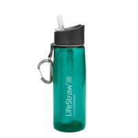 LifeStraw Go Water Filter Bottle with 2-Stage Integrated Filter Straw for Hiking, Backpacking, and Travel, (1)