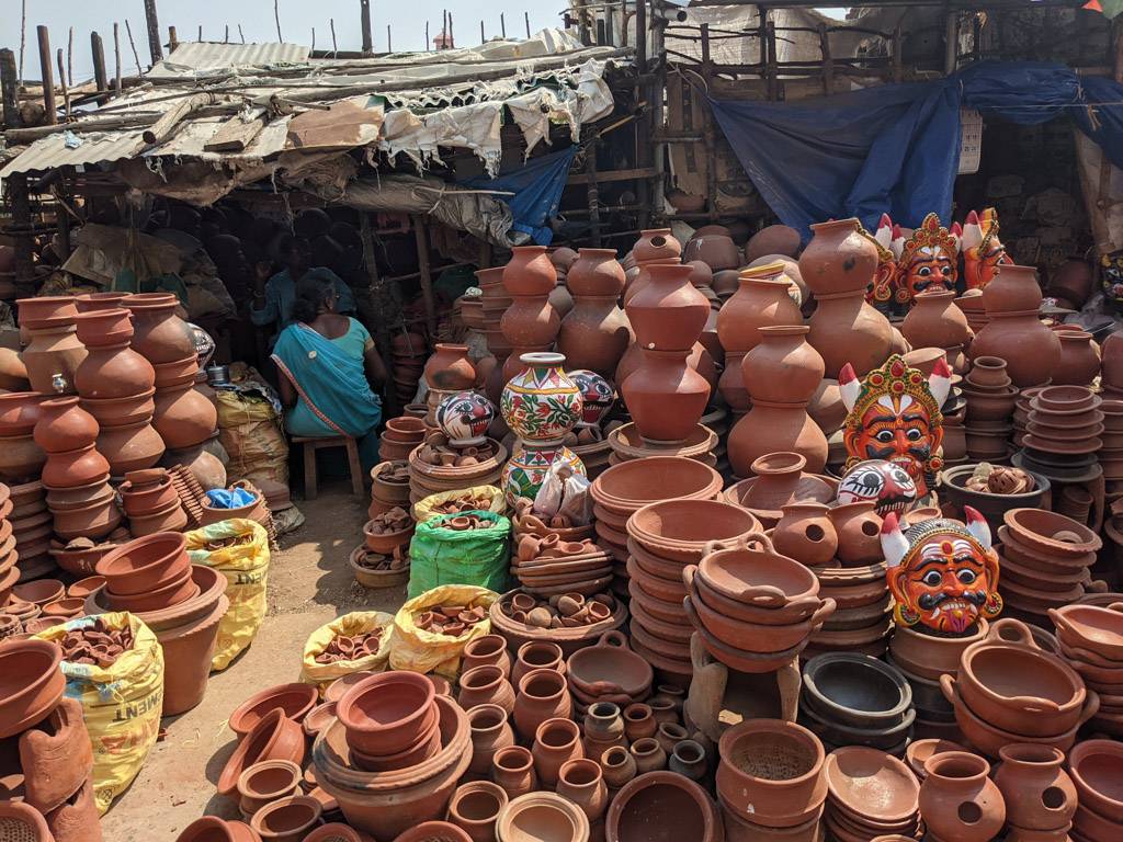 here it is all just pottery