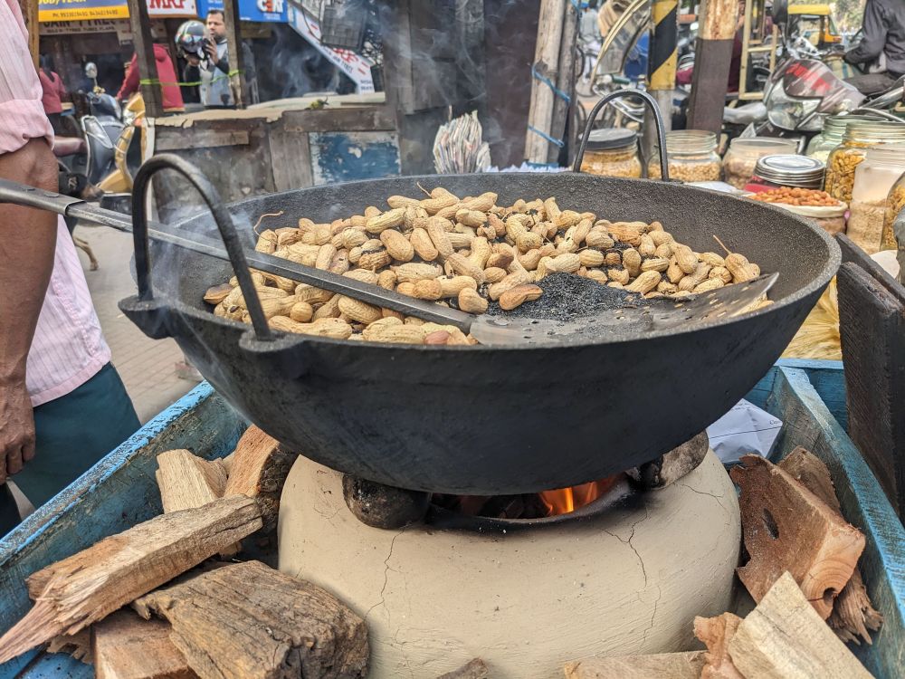 mobile tandoor for peanuts in siliguri city west bengal