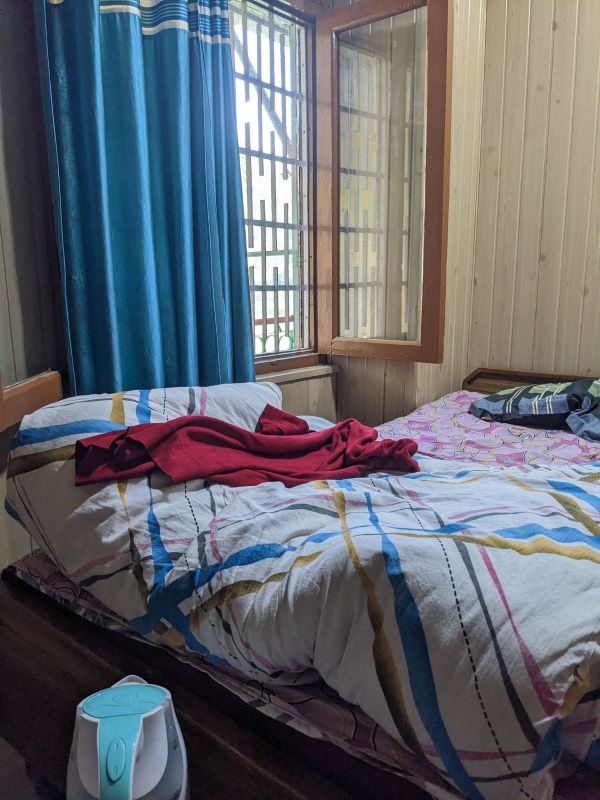 my simple room in rewalsar monastery homeless to home