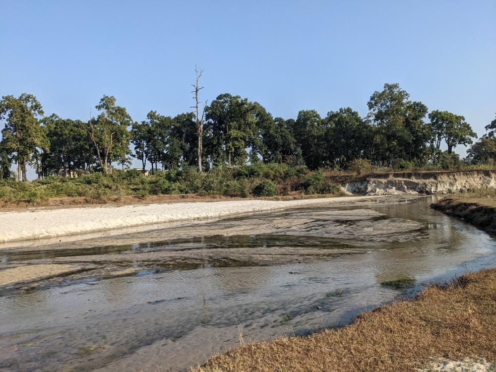 the stream near our house in siliguri