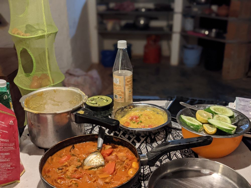 homemade food on table