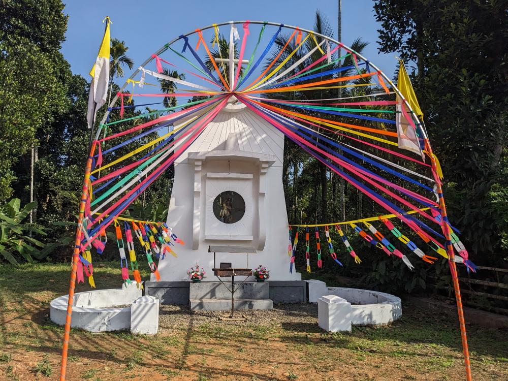 another little church nearby in a village in wayanad