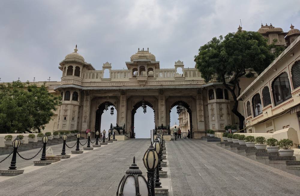 the entrance of the city palace one of the Best places to see in udaipur rajasthan