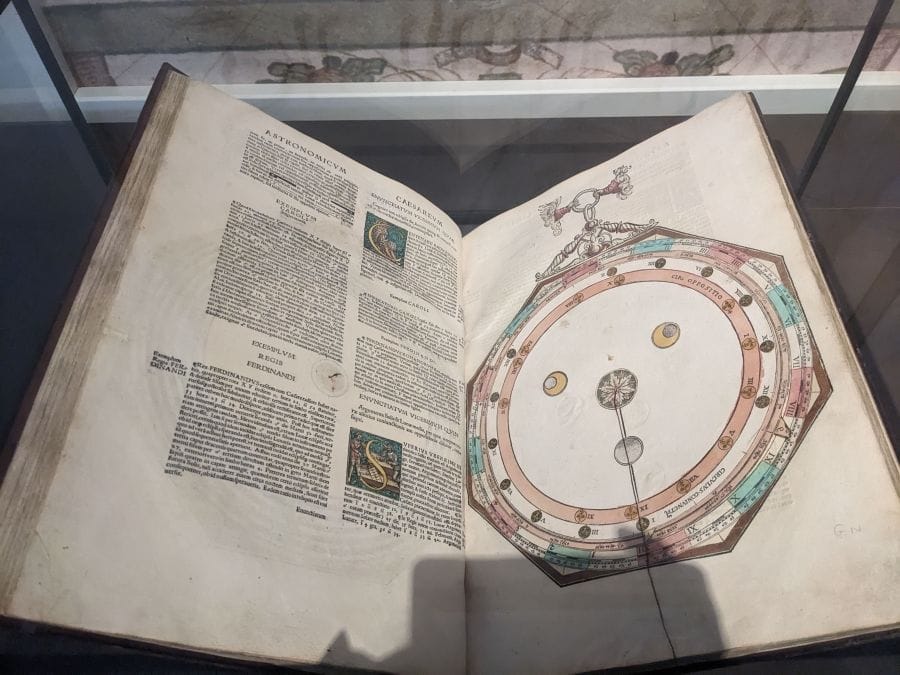 an old manuscript on Astronomics Louvre Abu Dhabi