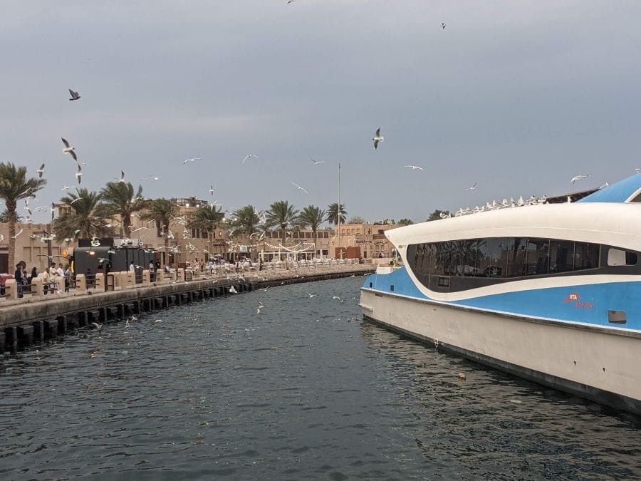 Dusty Sharjah: The Poorer Brother of Abu Dhabi and Dubai 42 arriving back by ferry in dubai