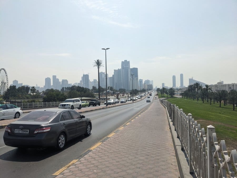 Dusty Sharjah: The Poorer Brother of Abu Dhabi and Dubai 26 the road above the flag island sharjah emirate best things to do in sharjah for free