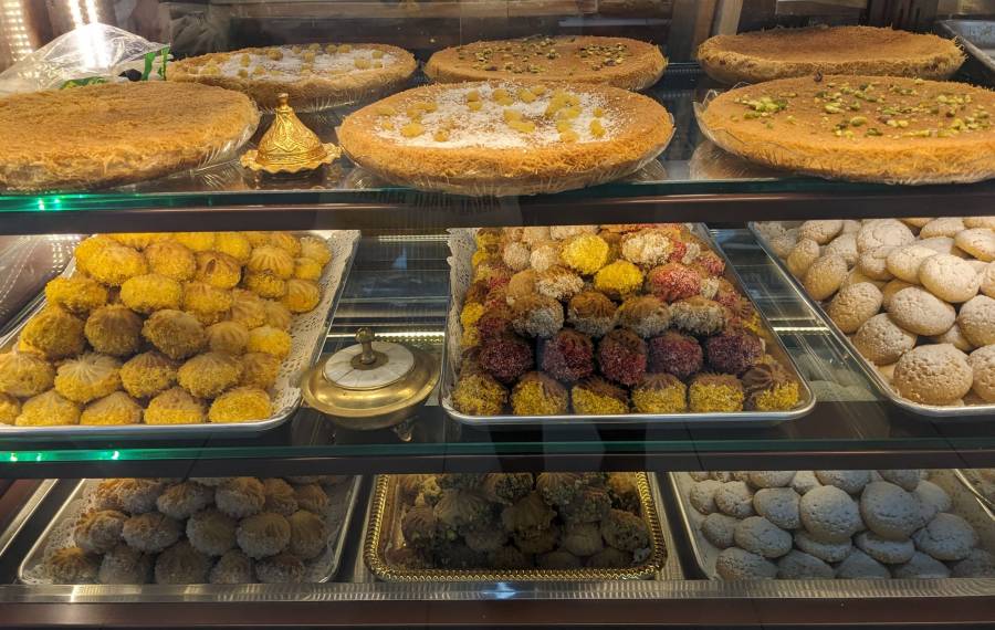Dusty Sharjah: The Poorer Brother of Abu Dhabi and Dubai 39 the sweets inside the grocery souq (1)