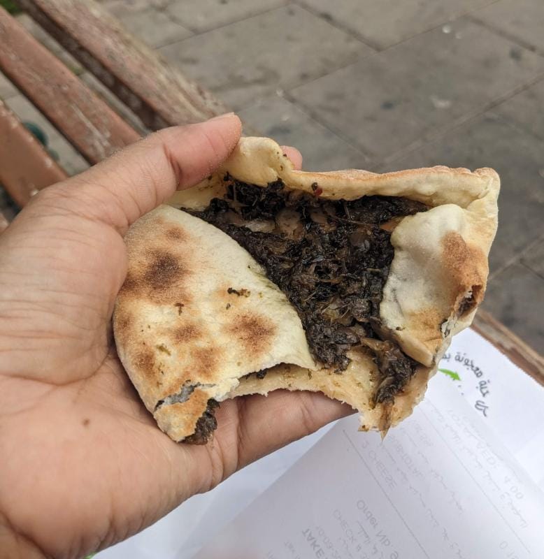 Dusty Sharjah: The Poorer Brother of Abu Dhabi and Dubai 19 the zaatar bread UAE