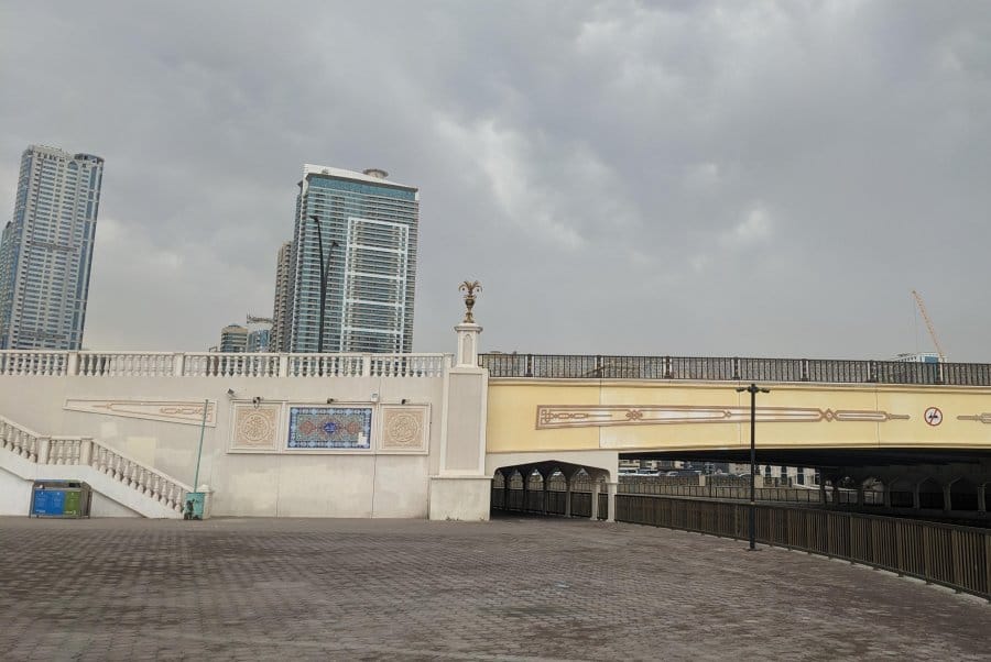 Dusty Sharjah: The Poorer Brother of Abu Dhabi and Dubai 15 walking along the corniche in sharjah (1)