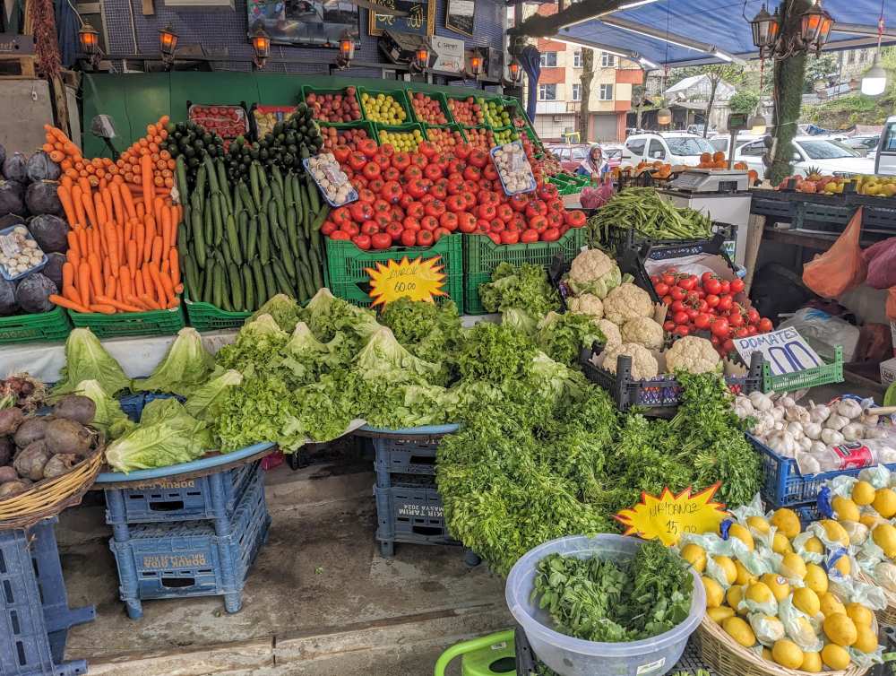 Passing By Rize, Turkey: Pumpkin and Baklava Adventures 4 vegetable shop in rize turkey best things to do in rize turkey is to buy vegetables